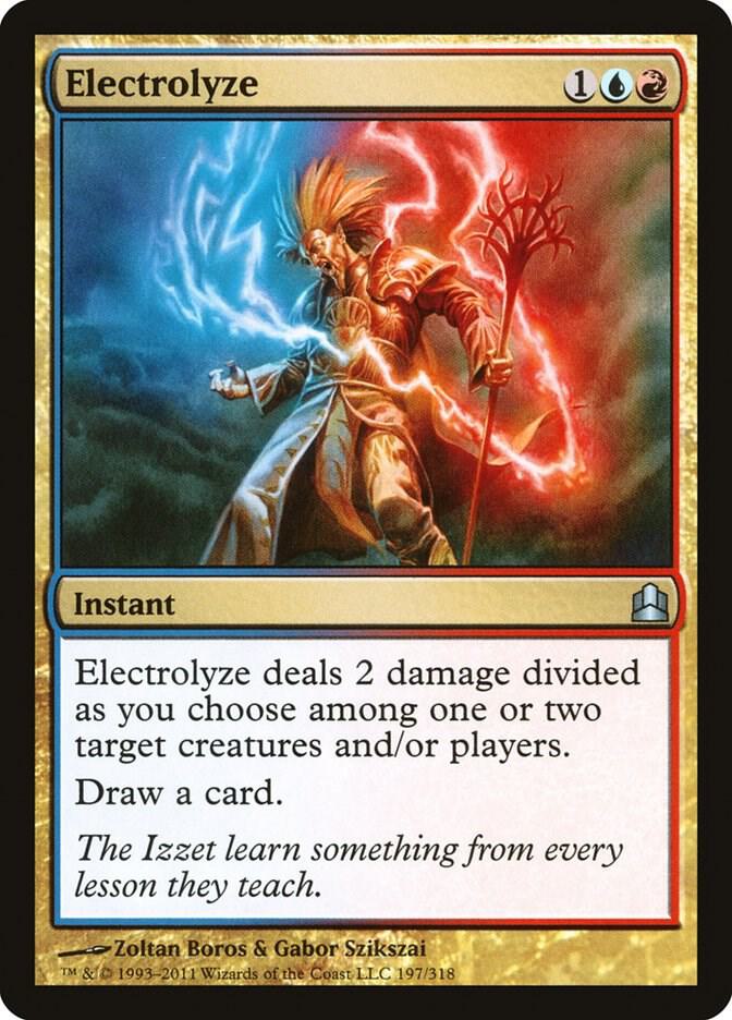 Electrolyze 197 card from Commander