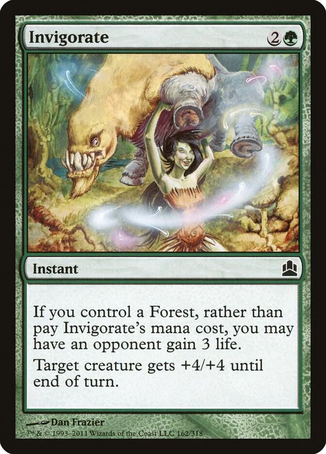 Invigorate 162 card from Commander