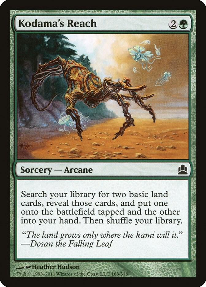 Kodama's Reach 163 card from Commander