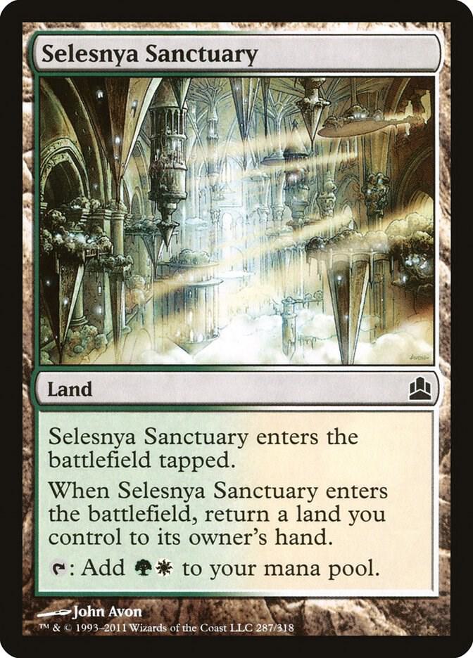 Selesnya Sanctuary 287 card from Commander