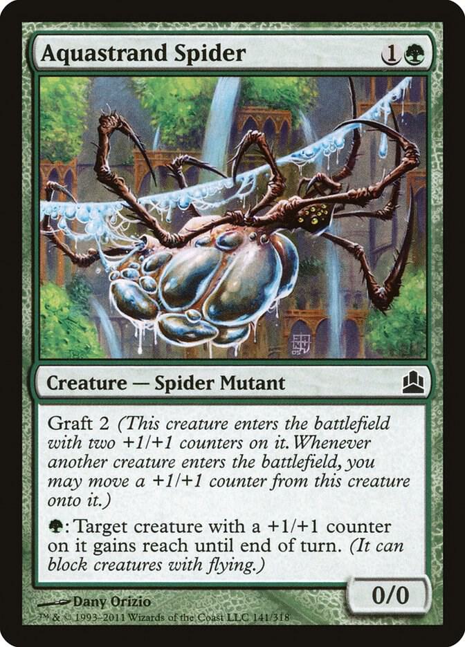 Aquastrand Spider 141 card from Commander
