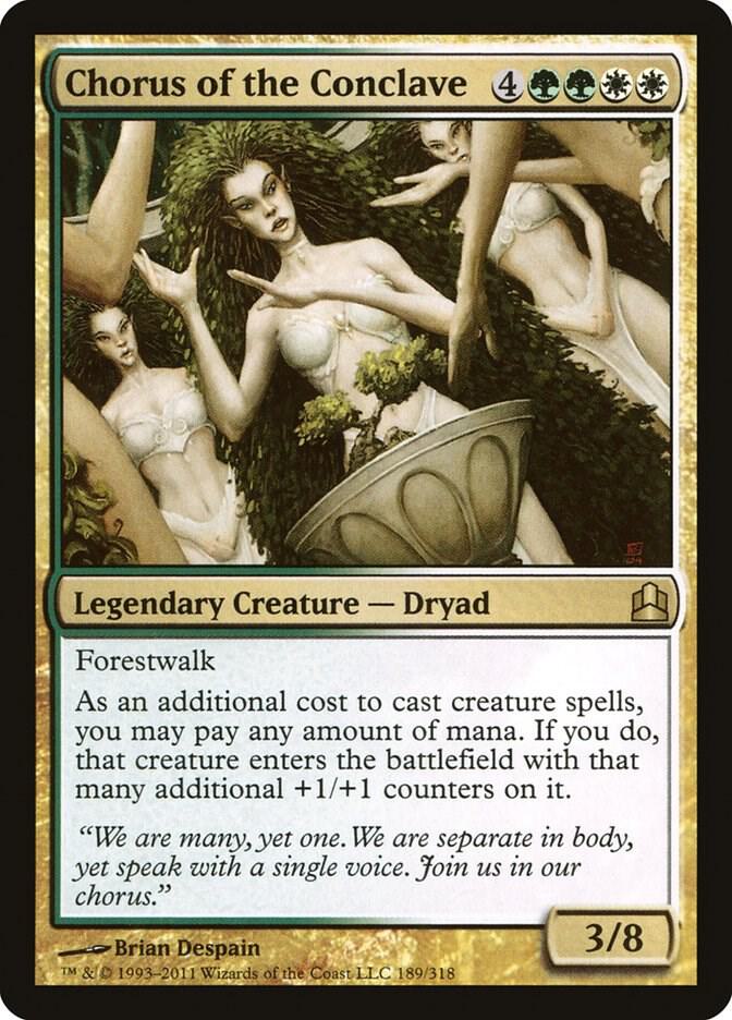 Chorus of the Conclave 189 card from Commander