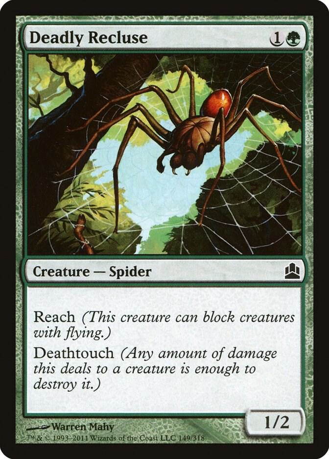 Deadly Recluse 149 card from Commander