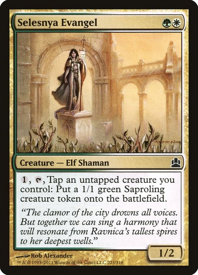 Selesnya Evangel 223 card from Commander