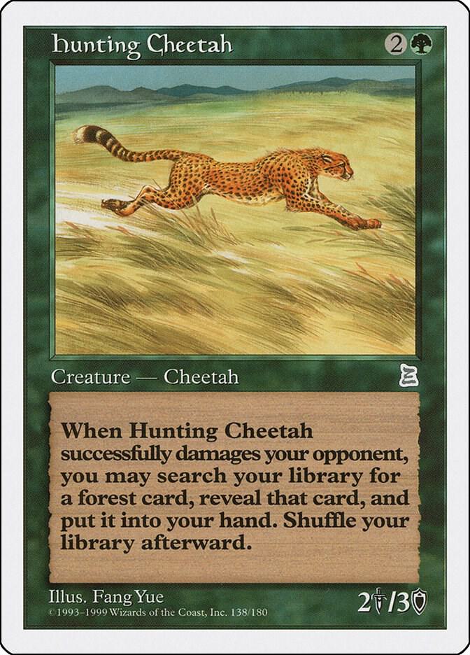 Hunting Cheetah 138 card from Portal Three Kingdoms