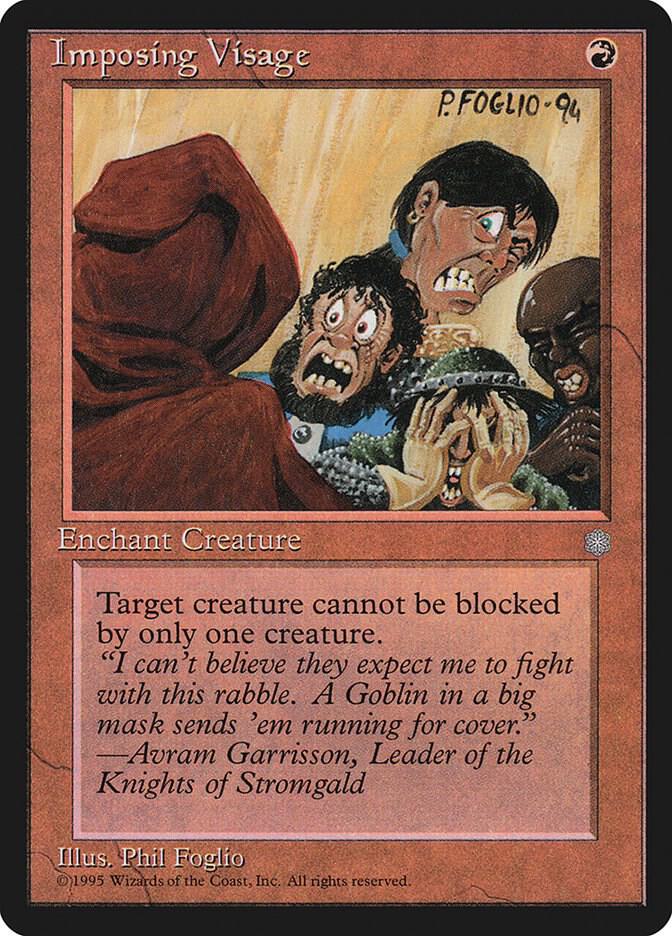 Imposing Visage card from Ice Age