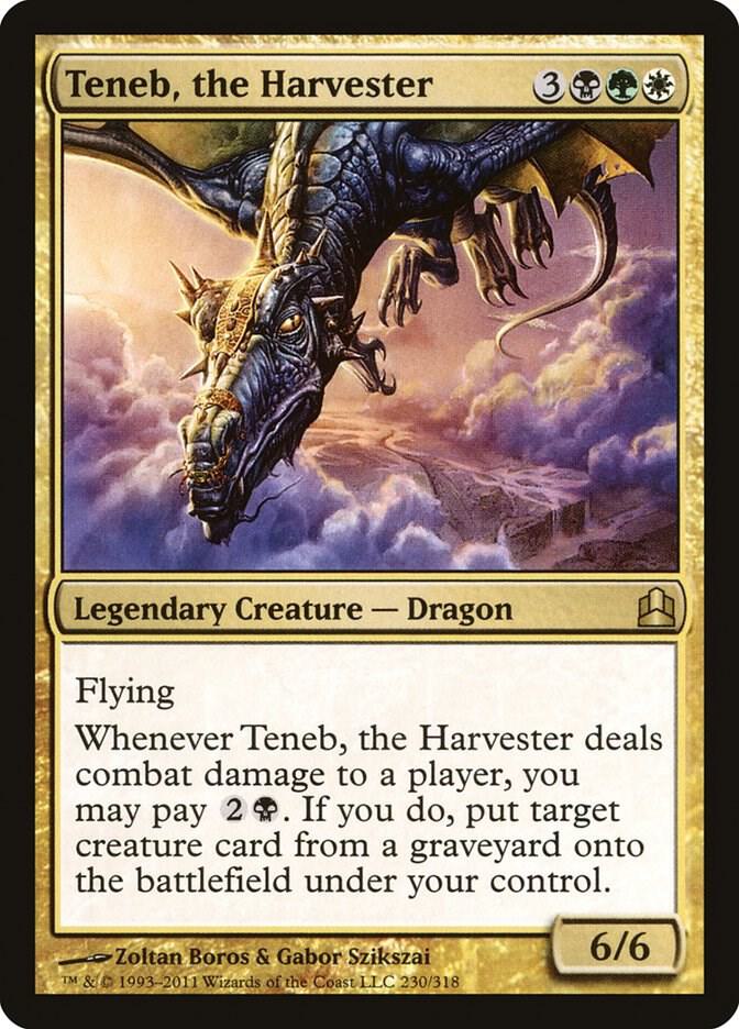 Teneb, the Harvester 230 card from Commander