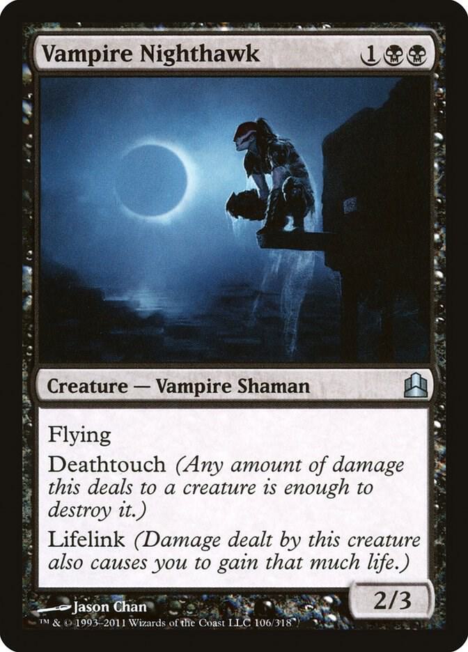 Vampire Nighthawk 106 card from Commander