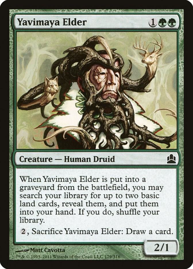 Yavimaya Elder 179 card from Commander