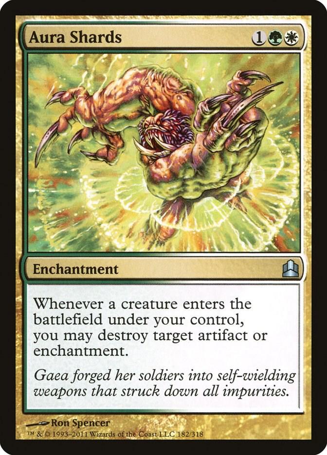 Aura Shards 182 card from Commander