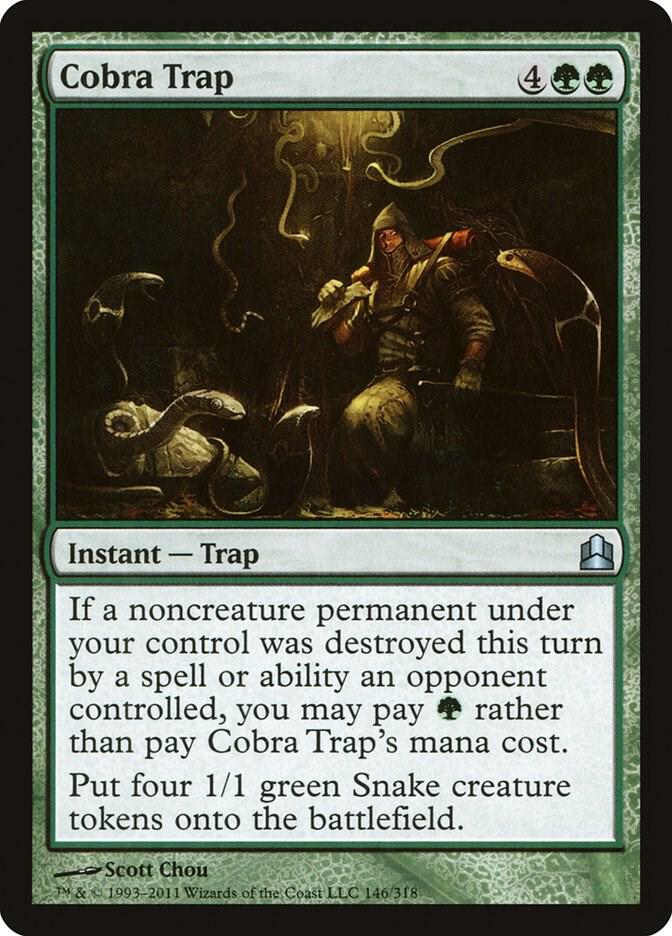 Cobra Trap 146 card from Commander