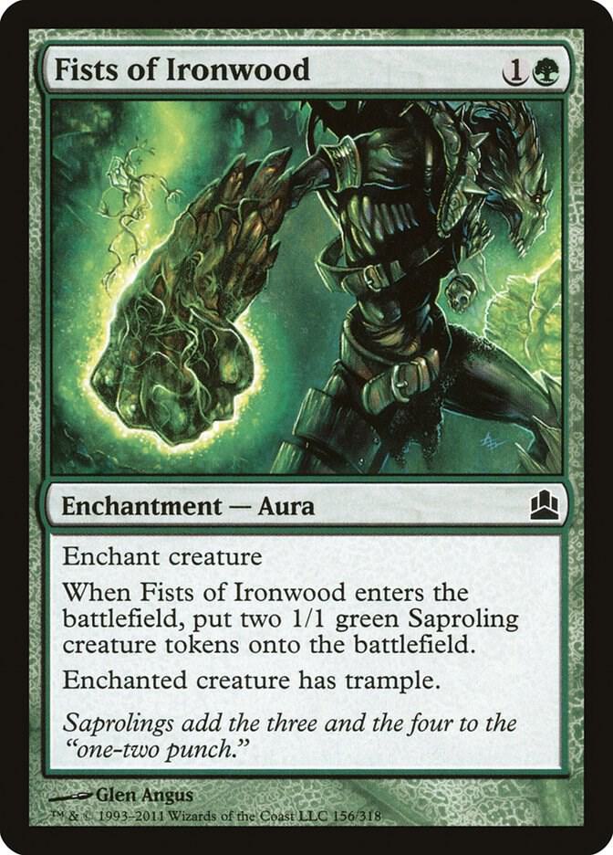 Fists of Ironwood 156 card from Commander