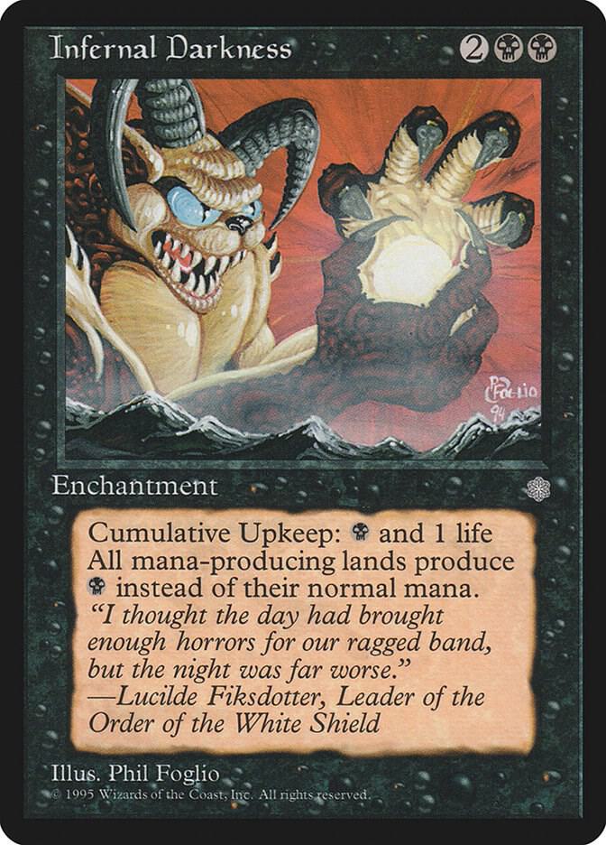 Infernal Darkness 23 card from Ice Age