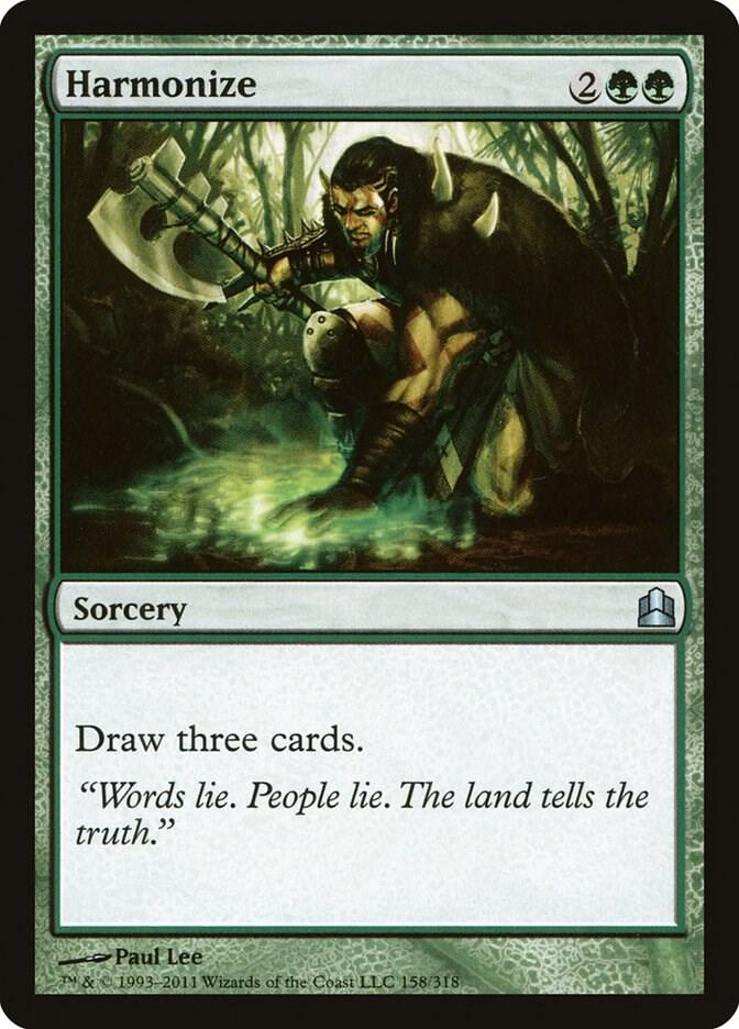 Harmonize 158 card from Commander