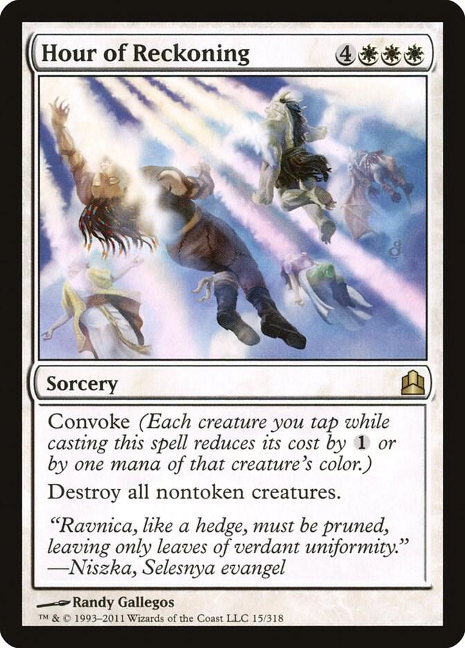 Hour of Reckoning 15 card from Commander