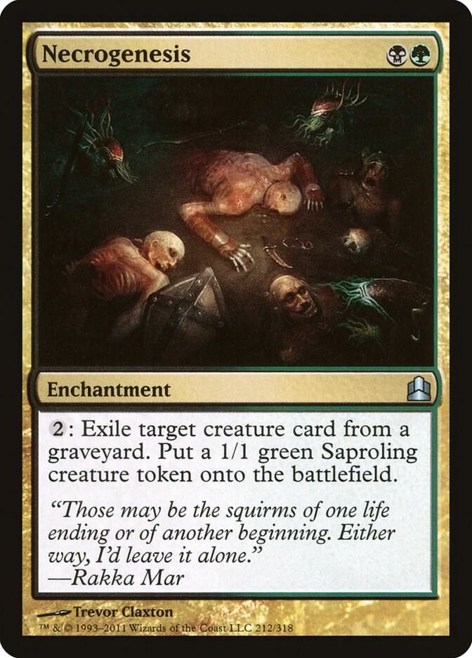 Necrogenesis 212 card from Commander