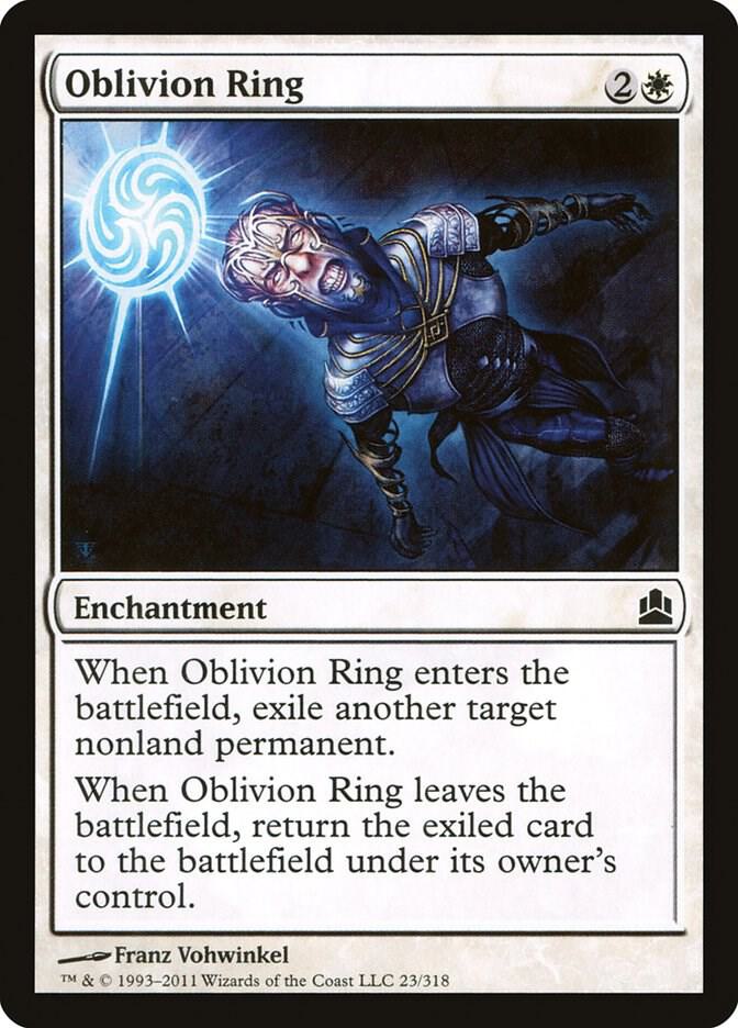 Oblivion Ring 23 card from Commander