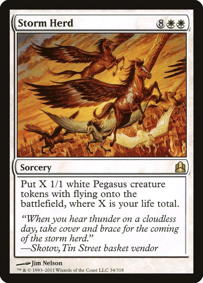 Storm Herd 34 card from Commander
