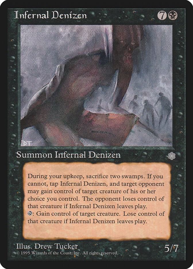 Infernal Denizen card from Ice Age
