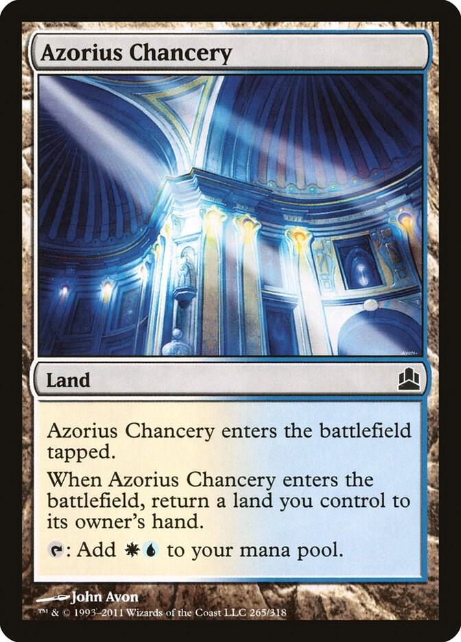 Azorius Chancery 265 card from Commander