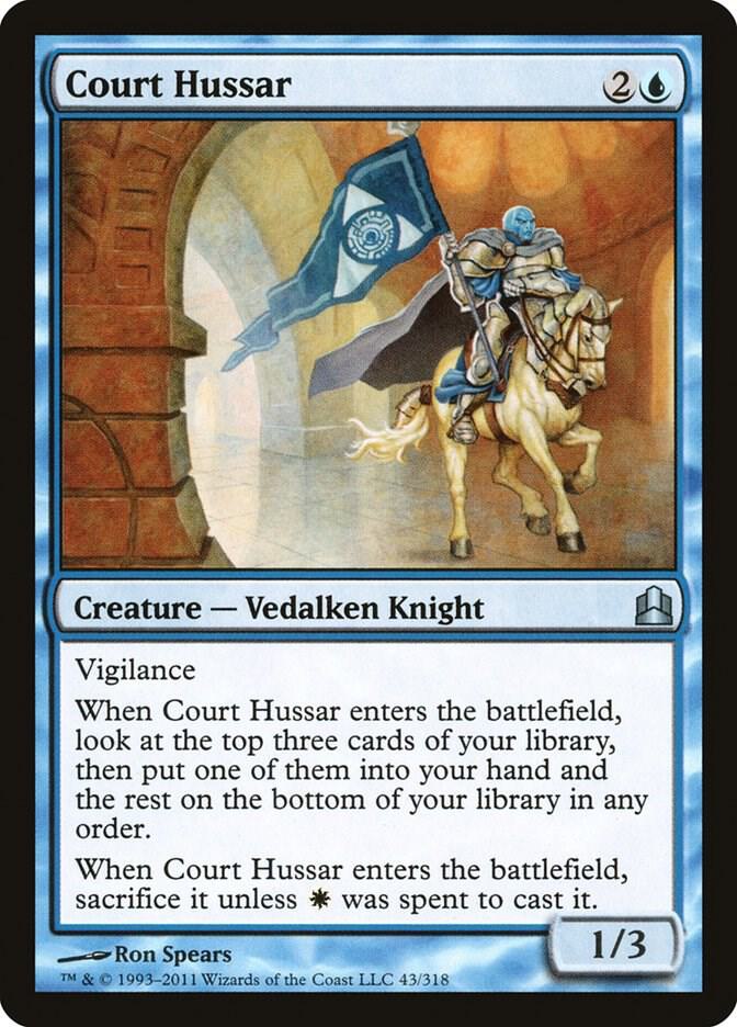 Court Hussar 43 card from Commander