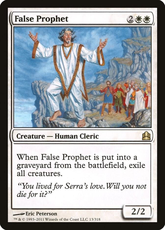 False Prophet 13 card from Commander