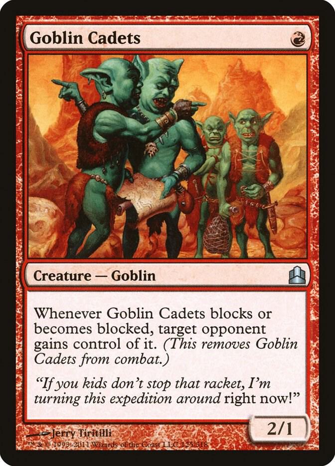 Goblin Cadets 125 card from Commander