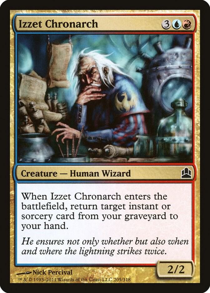 Izzet Chronarch 205 card from Commander