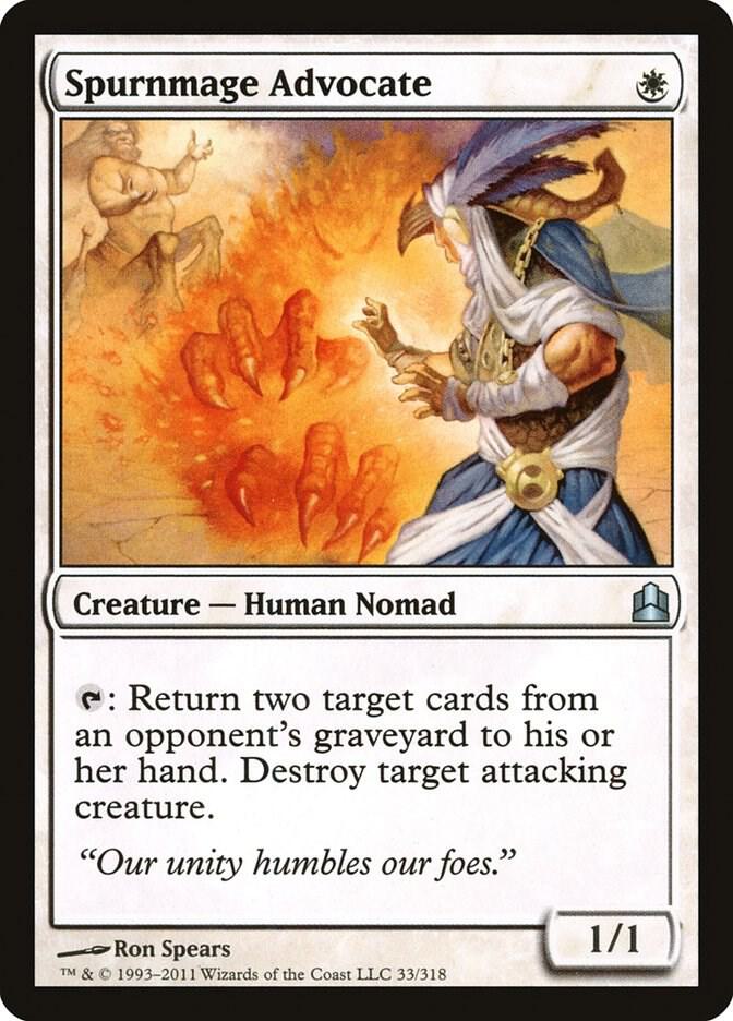 Spurnmage Advocate 33 card from Commander
