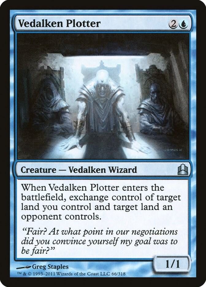 Vedalken Plotter 66 card from Commander