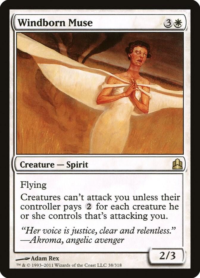 Windborn Muse 38 card from Commander
