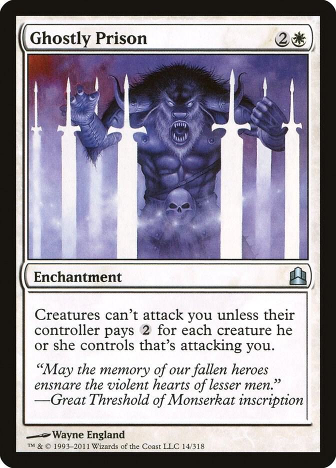 Ghostly Prison 14 card from Commander