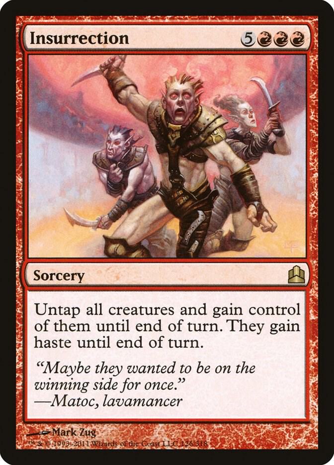 Insurrection 126 card from Commander