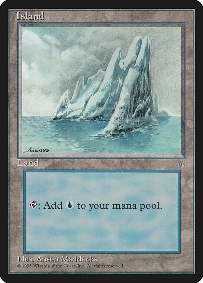 Island 334 card from Ice Age