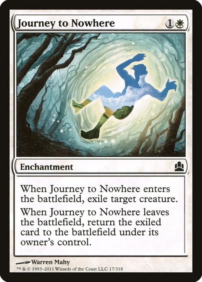 Journey to Nowhere 17 card from Commander