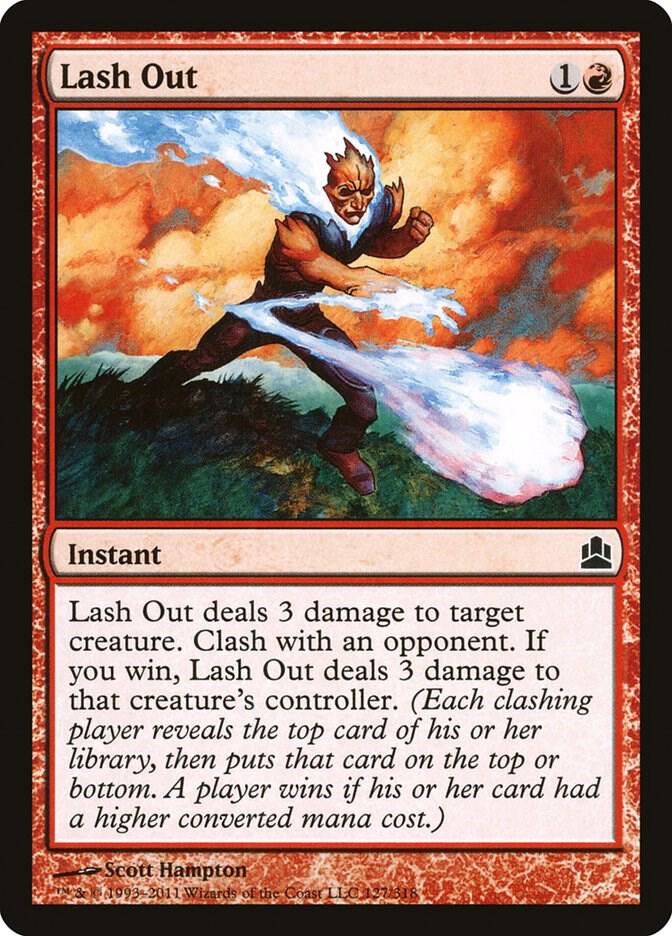 Lash Out 127 card from Commander