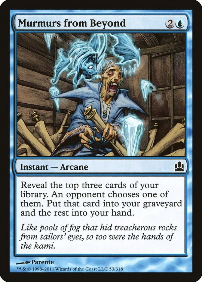 Murmurs from Beyond 53 card from Commander