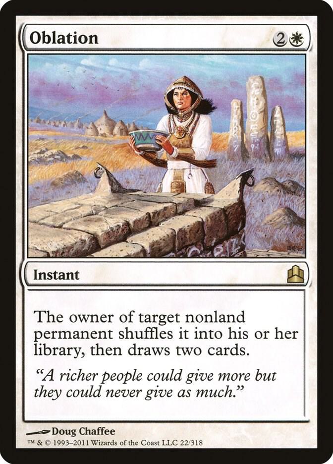 Oblation 22 card from Commander