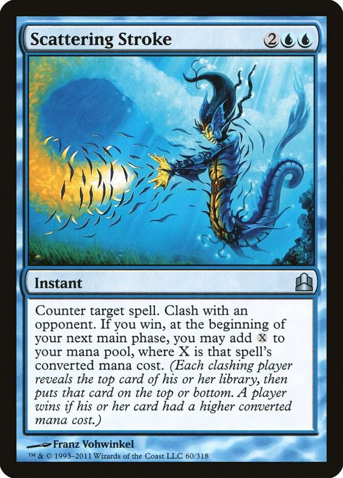 Scattering Stroke 60 card from Commander