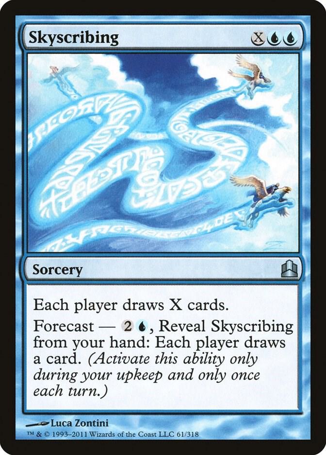 Skyscribing 61 card from Commander