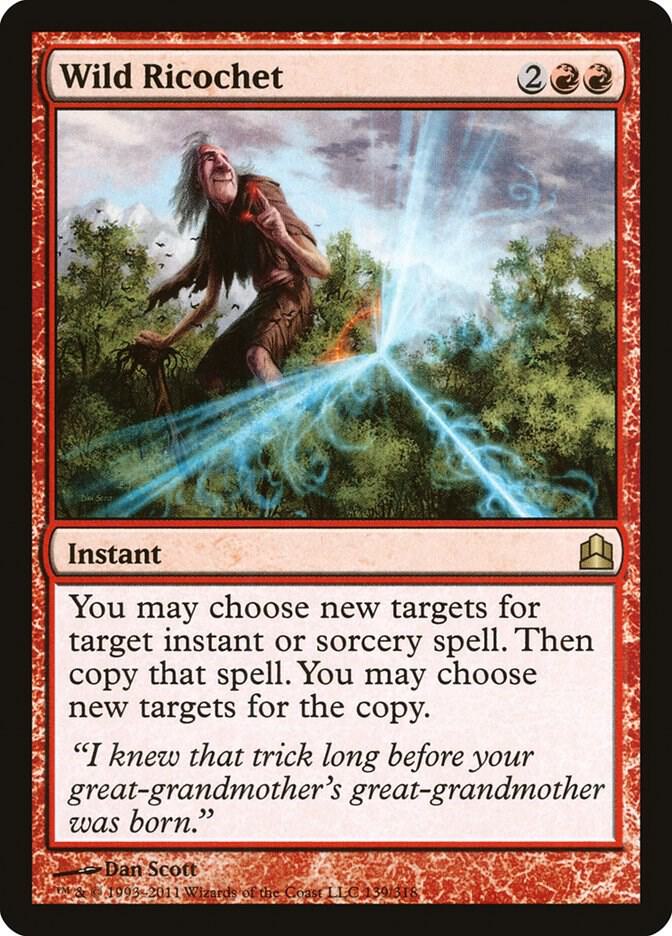 Wild Ricochet 139 card from Commander