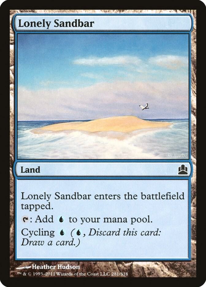 Lonely Sandbar 281 card from Commander