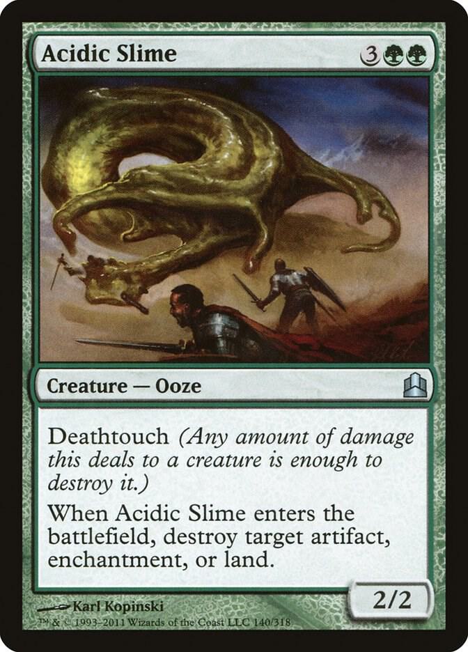 Acidic Slime 140 card from Commander