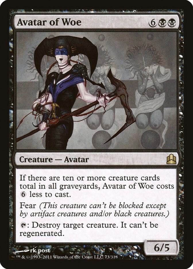 Avatar of Woe 73 card from Commander