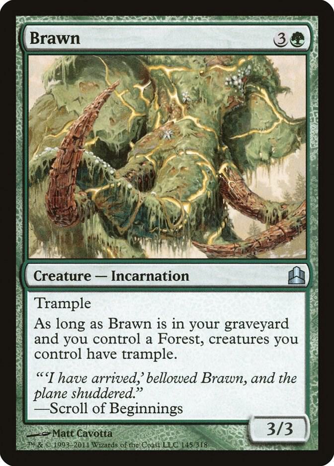 Brawn 145 card from Commander