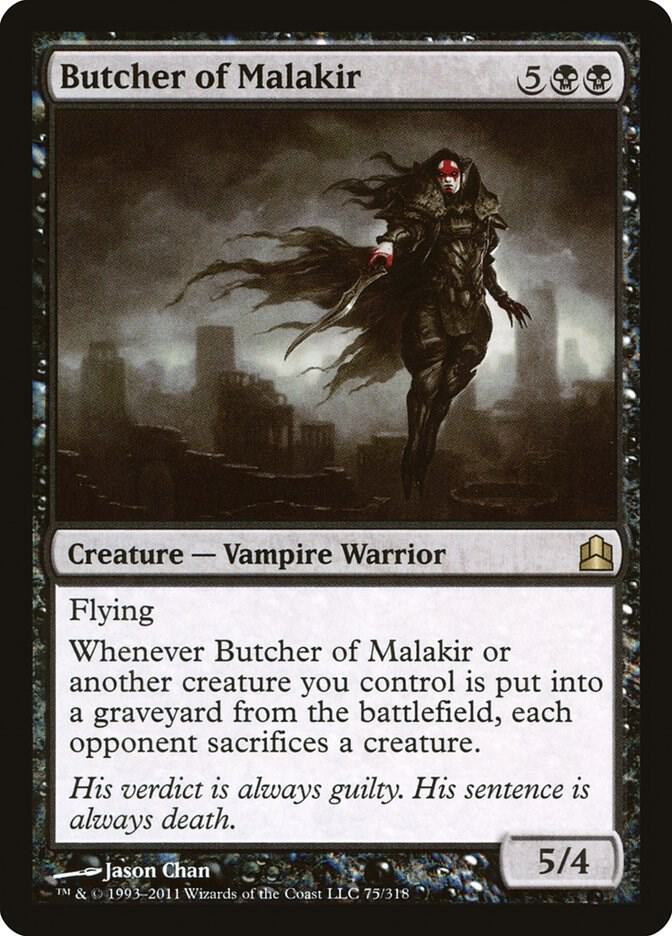 Butcher of Malakir 75 card from Commander