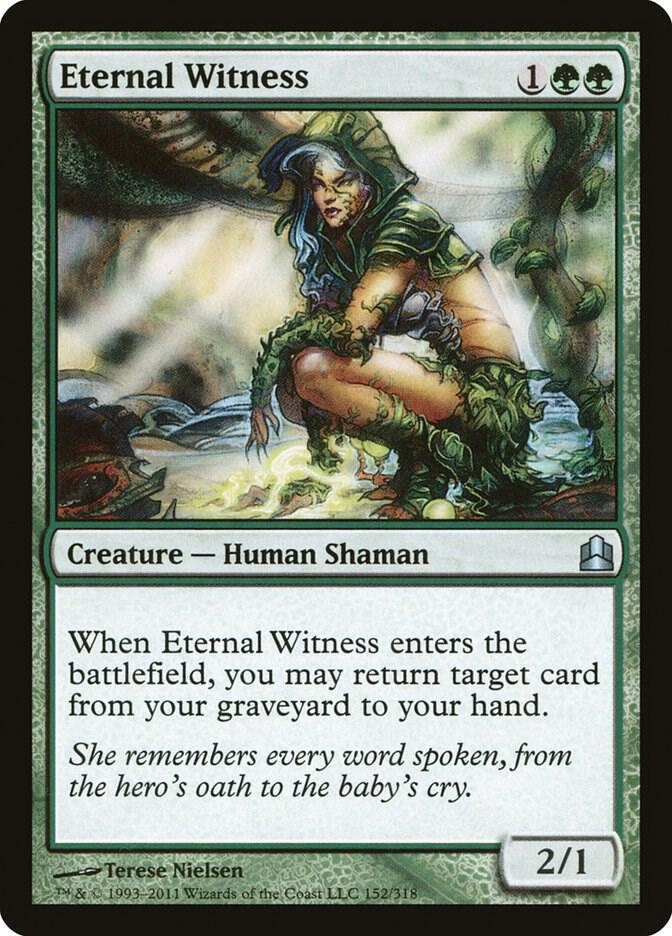 Eternal Witness 152 card from Commander