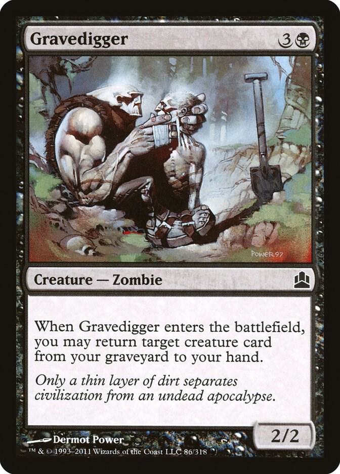 Gravedigger 86 card from Commander