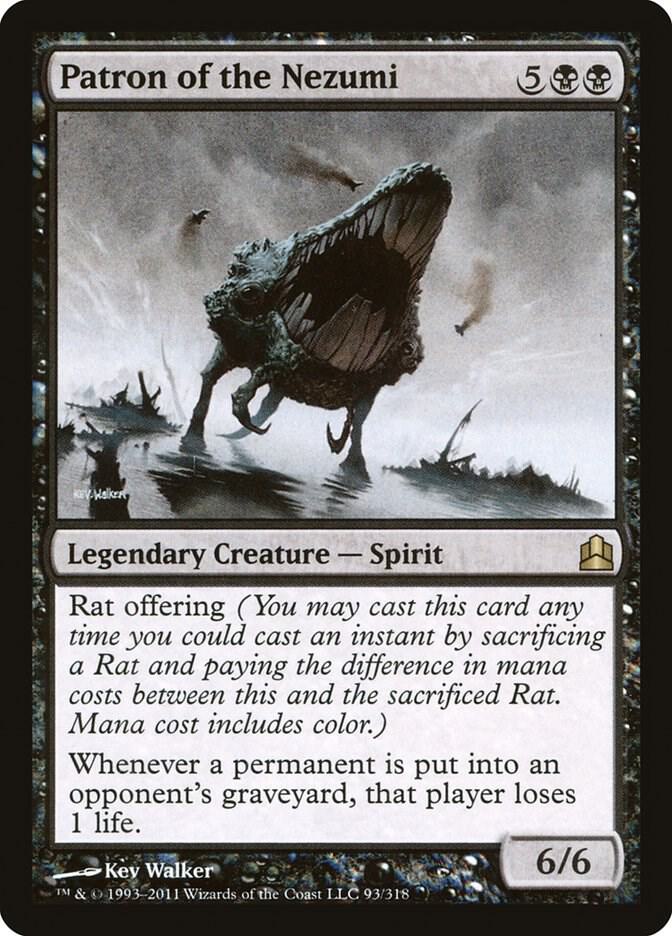 Patron of the Nezumi 93 card from Commander