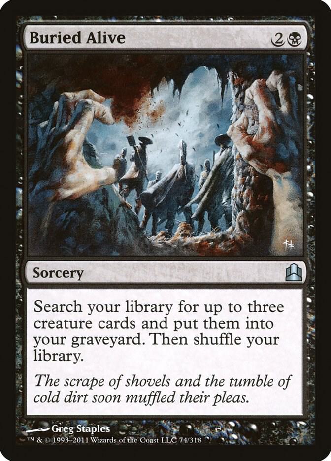 Buried Alive 74 card from Commander